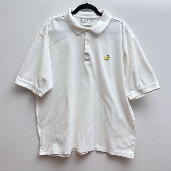 Masters Collection Augusta Embroidered Logo Pima Cotton Golf Polo Shirt  XL - Picture 1 of 10